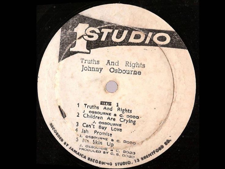 Johnny Osbourne Truths And Rights Full Album Studio One Solp Truth Reggae Mix